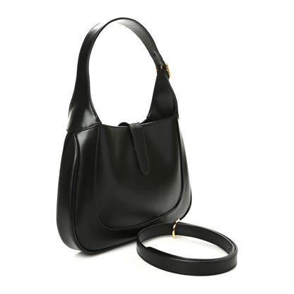 Gucci Boarded Dyana Lux Calfskin Small Jackie 1961 Hobo Black 3 of 11