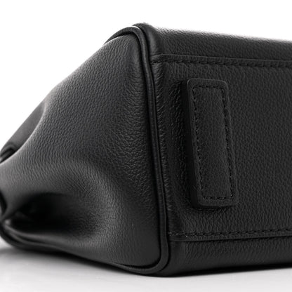 Versace Grained Calfskin Small La Medusa Top Handle Bag Black Lilac 9 of 11