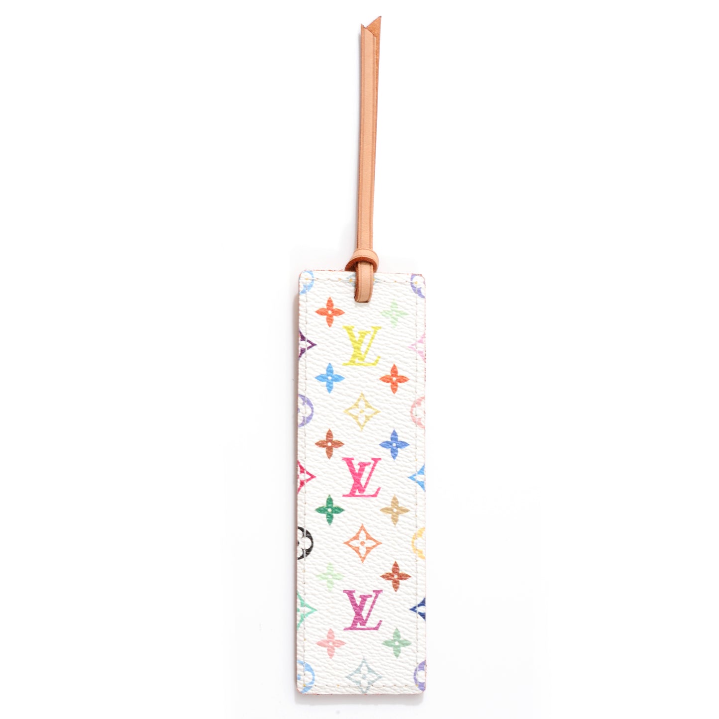 Monogram Multicolor Bookmark VIP White