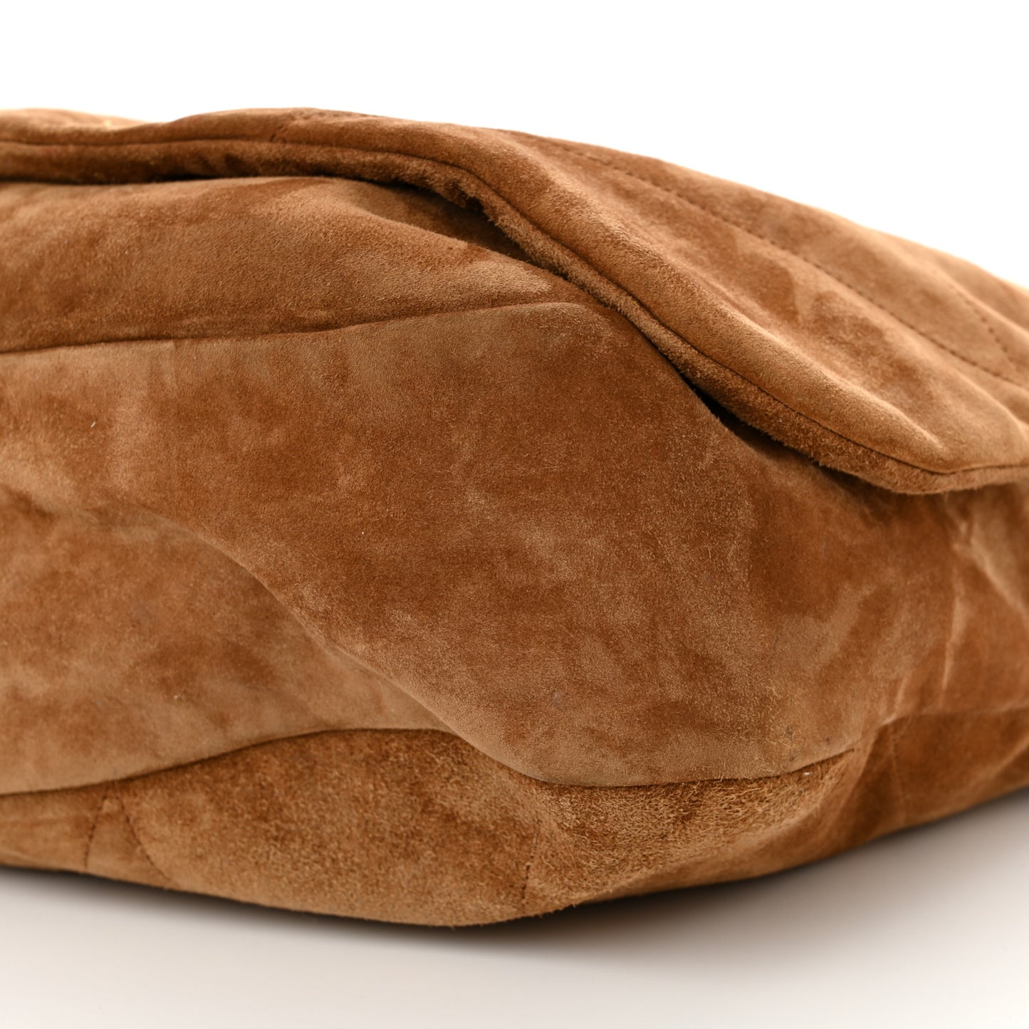 Suede Matelasse Monogram Large Jamie 4.3 Snuff