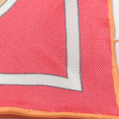 Hermes Silk Le Sacre De L'Hiver Pocket Square 10 of 10