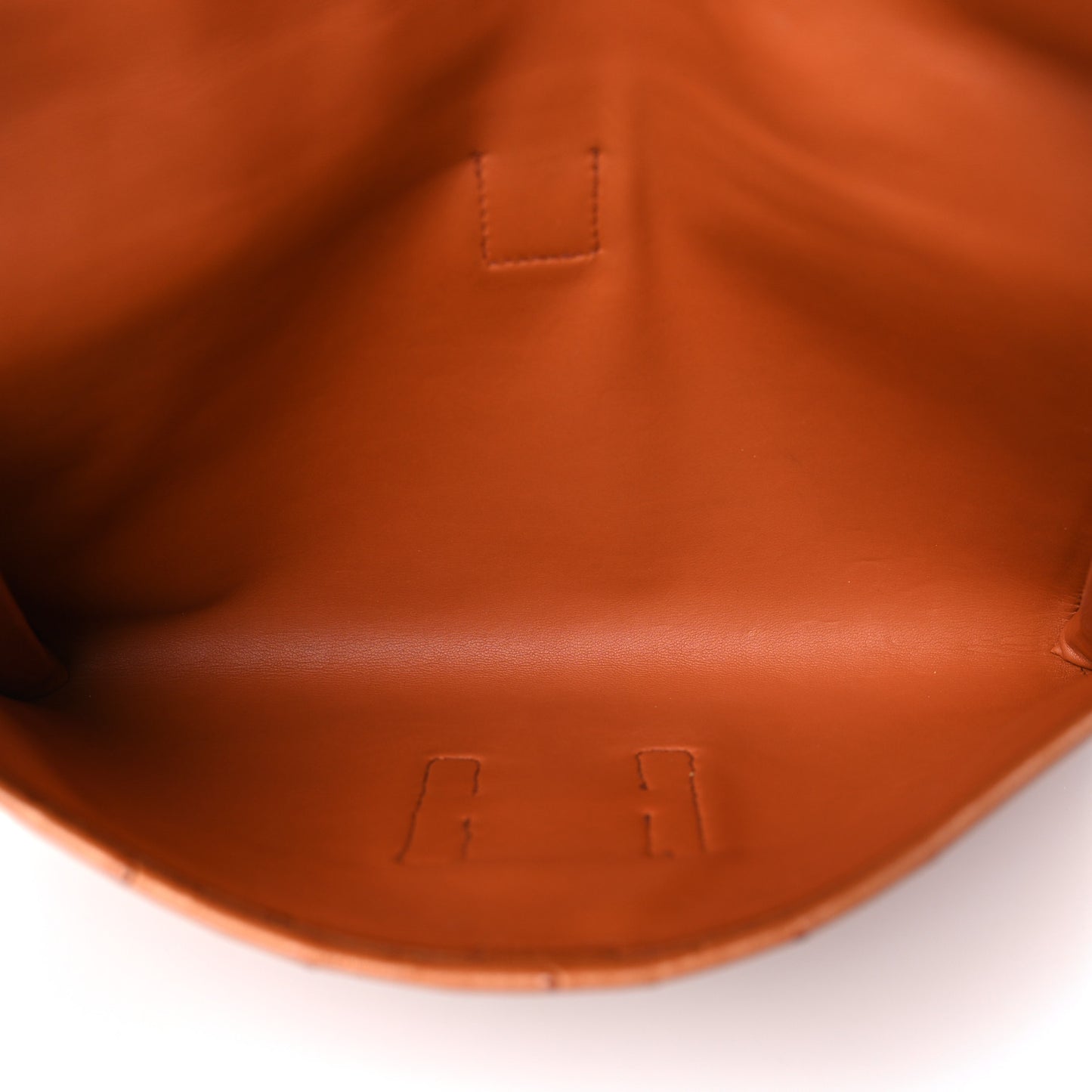 Ostrich Jige PM Clutch Cognac