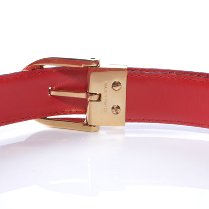 Louis Vuitton Epi Classique Belt Red 85 34 3 of 6