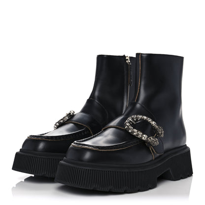 Gucci Cordovan Lux Dionysus Hunder Boots 38 Black 3 of 10