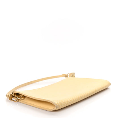 Louis Vuitton Epi Pochette Accessories 24 Ivory 4 of 12