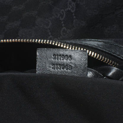 Gucci Monogram Pelham Medium Hobo Black 7 of 7