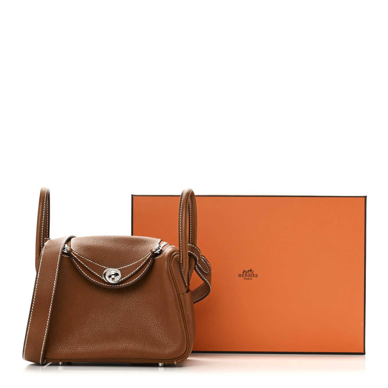 Hermes Barenia Faubourg Mini Lindy 20 Fauve 11 of 11