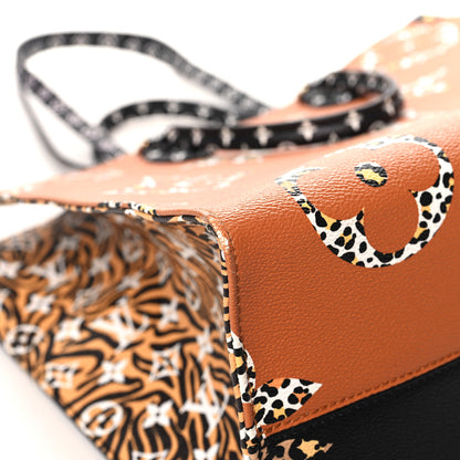 Louis Vuitton Monogram Giant Jungle Onthego GM Black 10 of 11