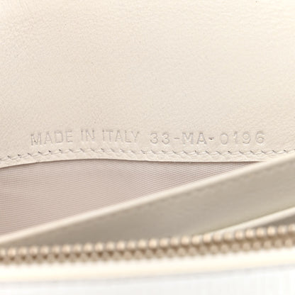 Christian Dior Goatskin Diorever Wallet On Chain Argent 7 of 12