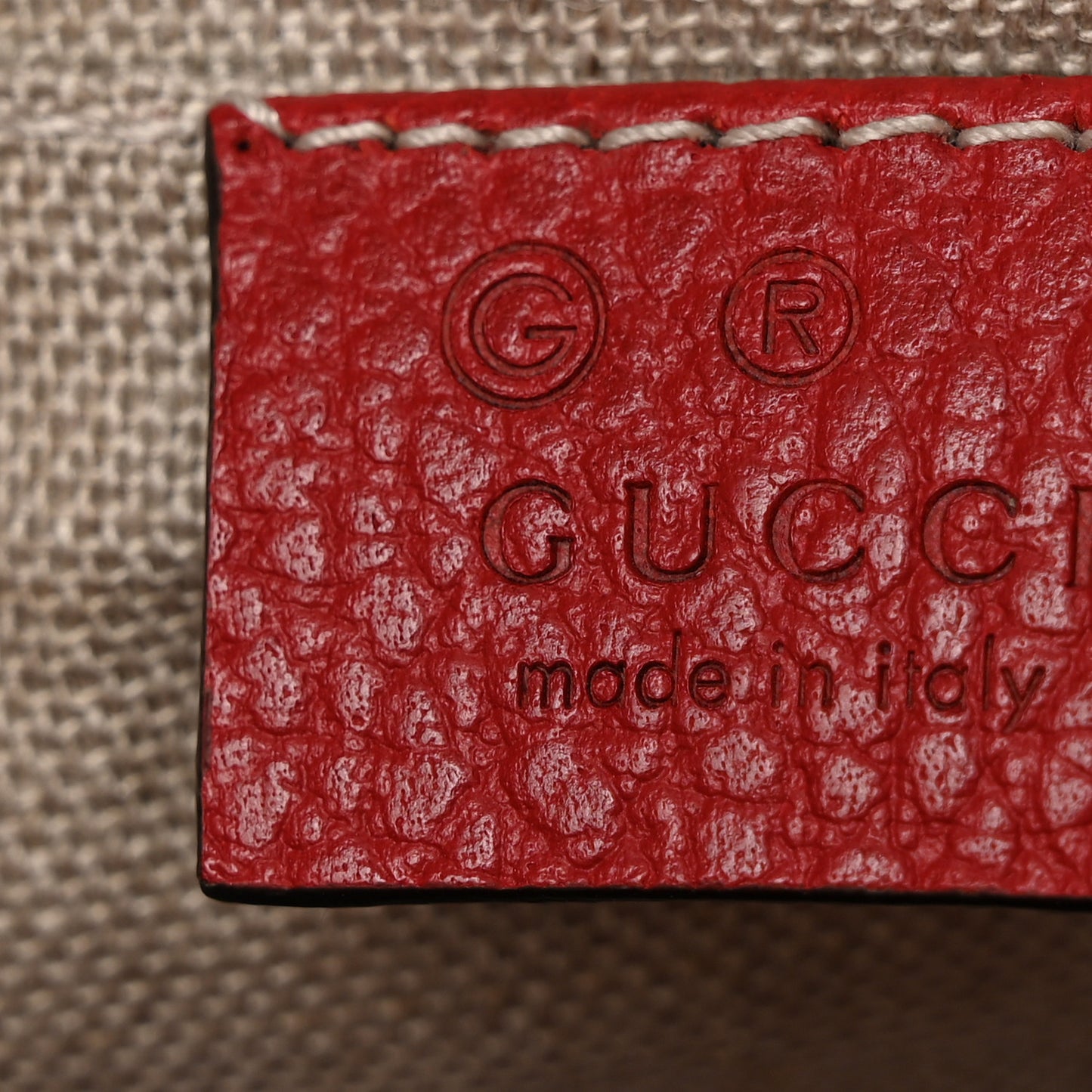Monogram Mini Bree Messenger Bag Red