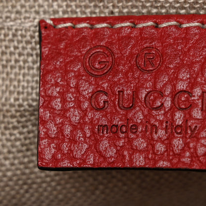 Gucci Monogram Mini Bree Messenger Bag Red 11 of 11