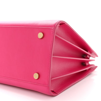Saint Laurent SAINT LAURENT Calfskin Small Sac De Jour Lipstick Fuchsia 10 of 10