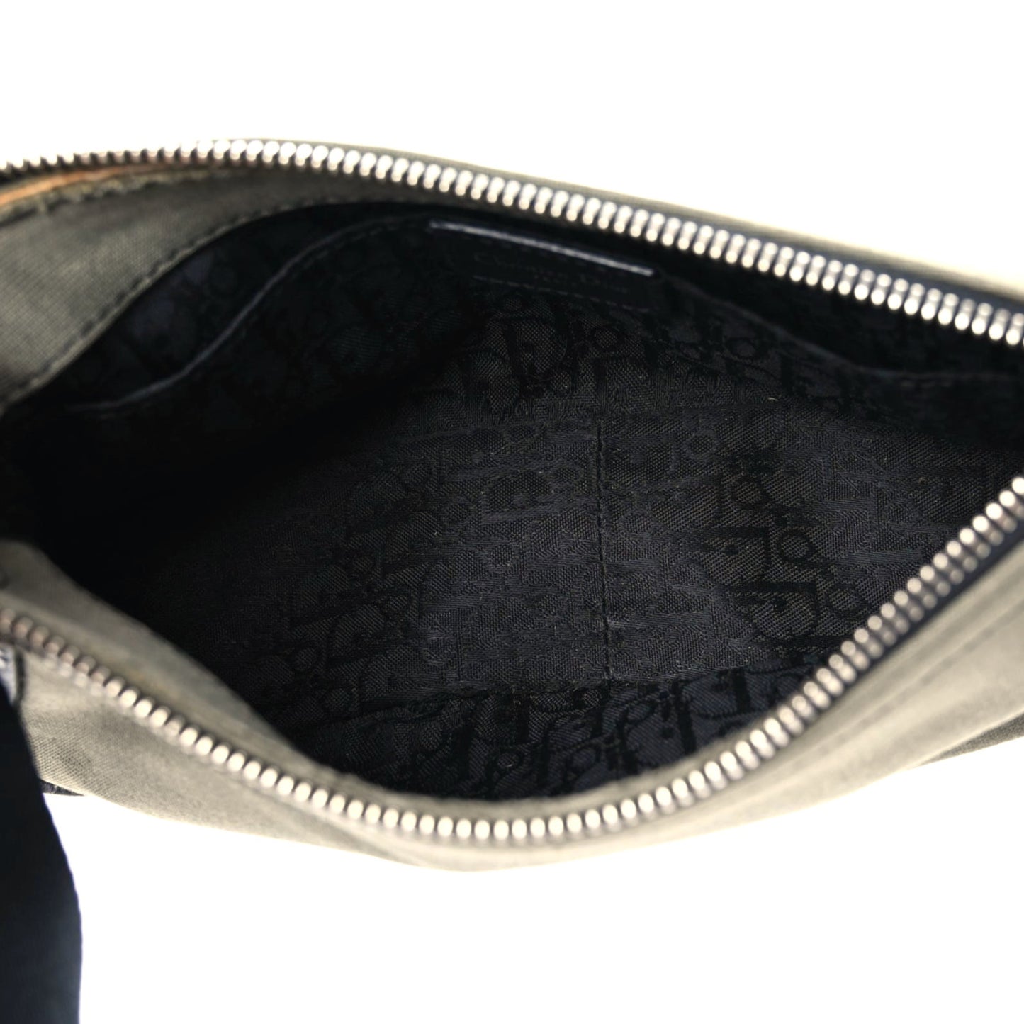 Silk Jersey Crystal Hardcore Shoulder Bag Grey Black