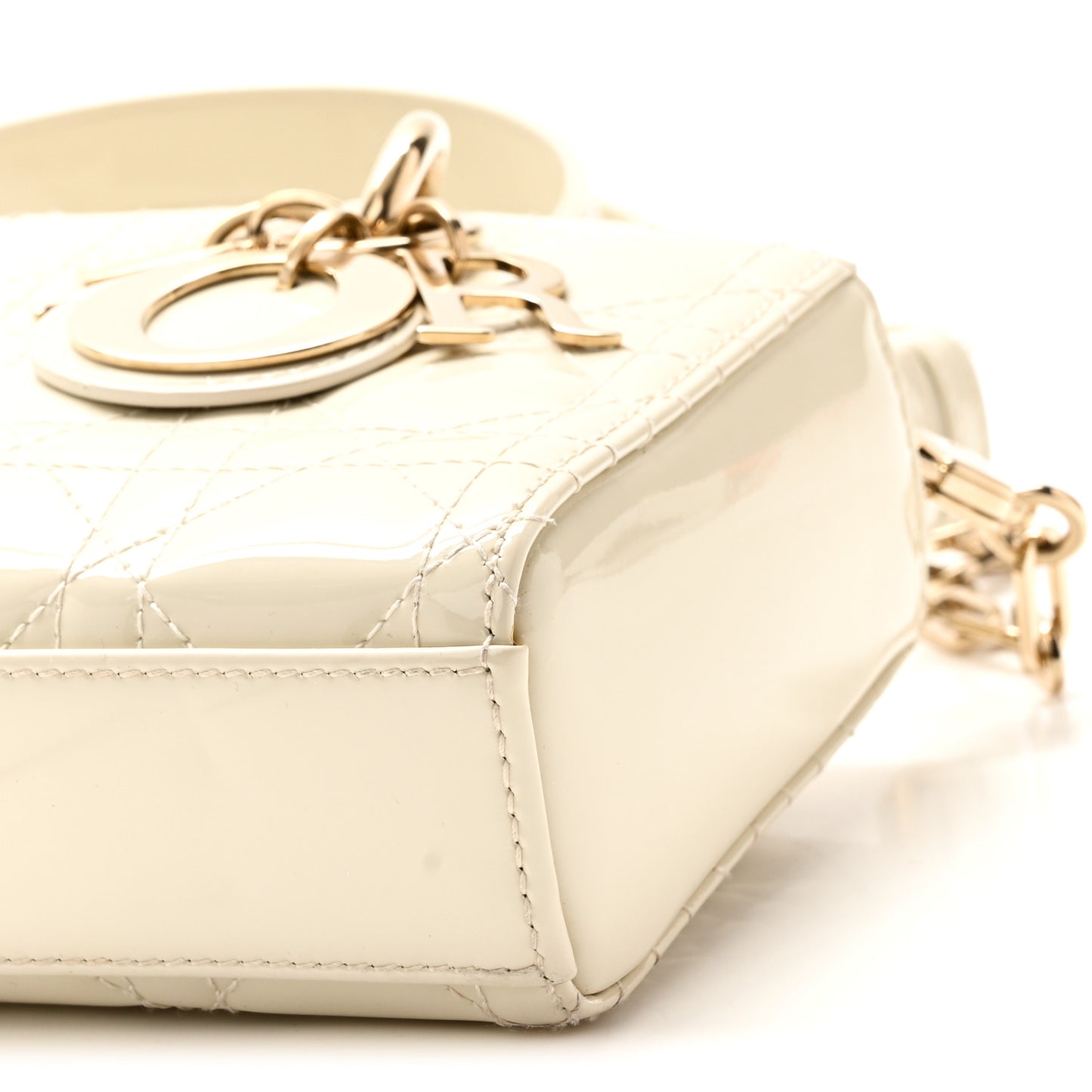 Patent Cannage Small Lady D-Joy White