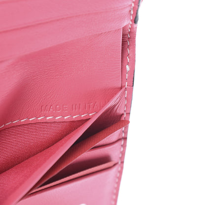 Valentino Garavani Lambskin Free Rockstud Spike Compact Zip Around Wallet Shadow Pink 7 of 9