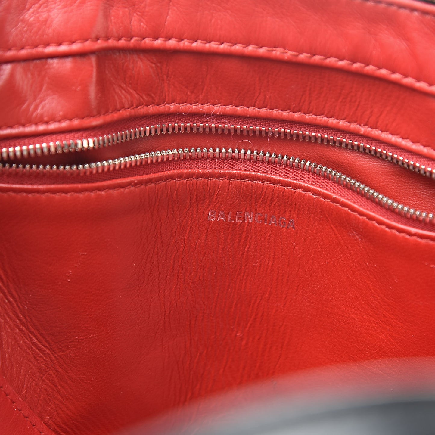 Calfskin XS Triangle Duffle Black