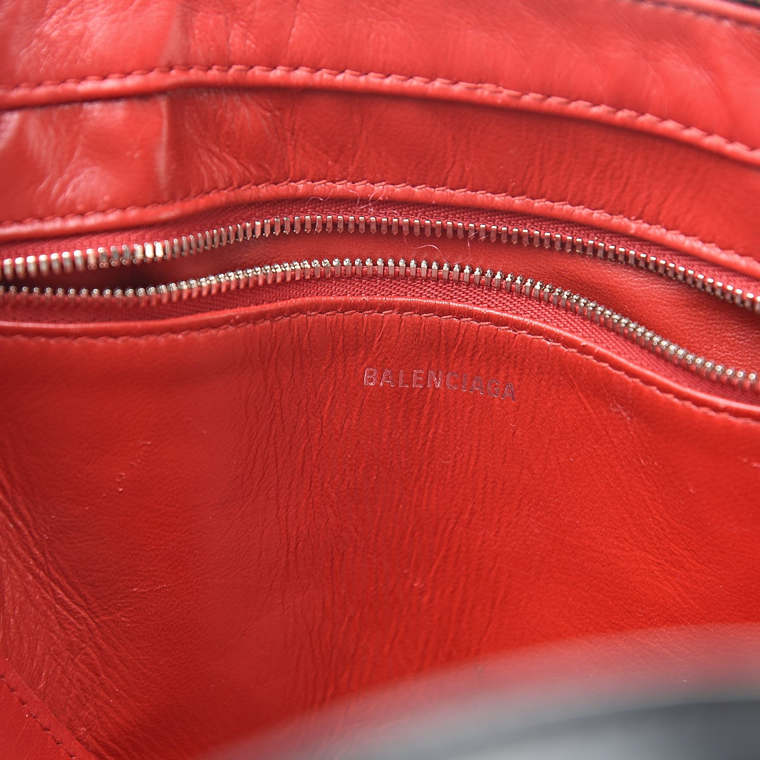 Balenciaga Calfskin XS Triangle Duffle Black 6 of 12