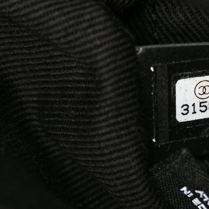 Chanel Calfskin Quilted CC Uniform Flap Belt Bag Black 8 of 14