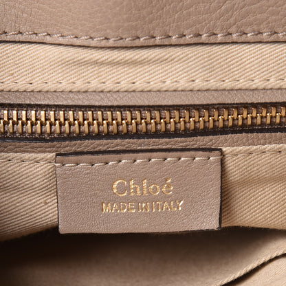 Chloe Suede Calfskin Medium Faye Backpack Motty Grey 6 of 10
