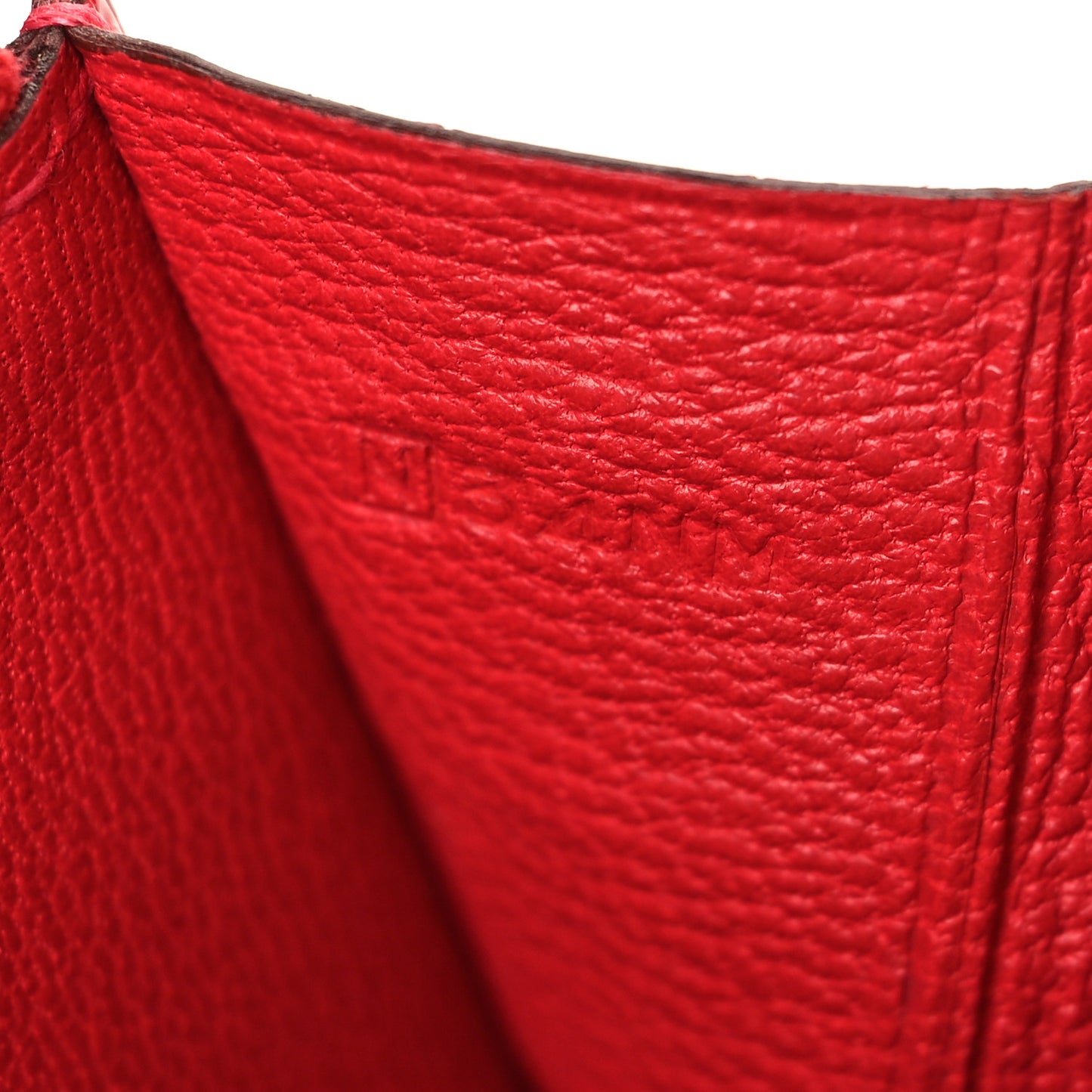 Shiny Alligator Constance Short Wallet Geranium