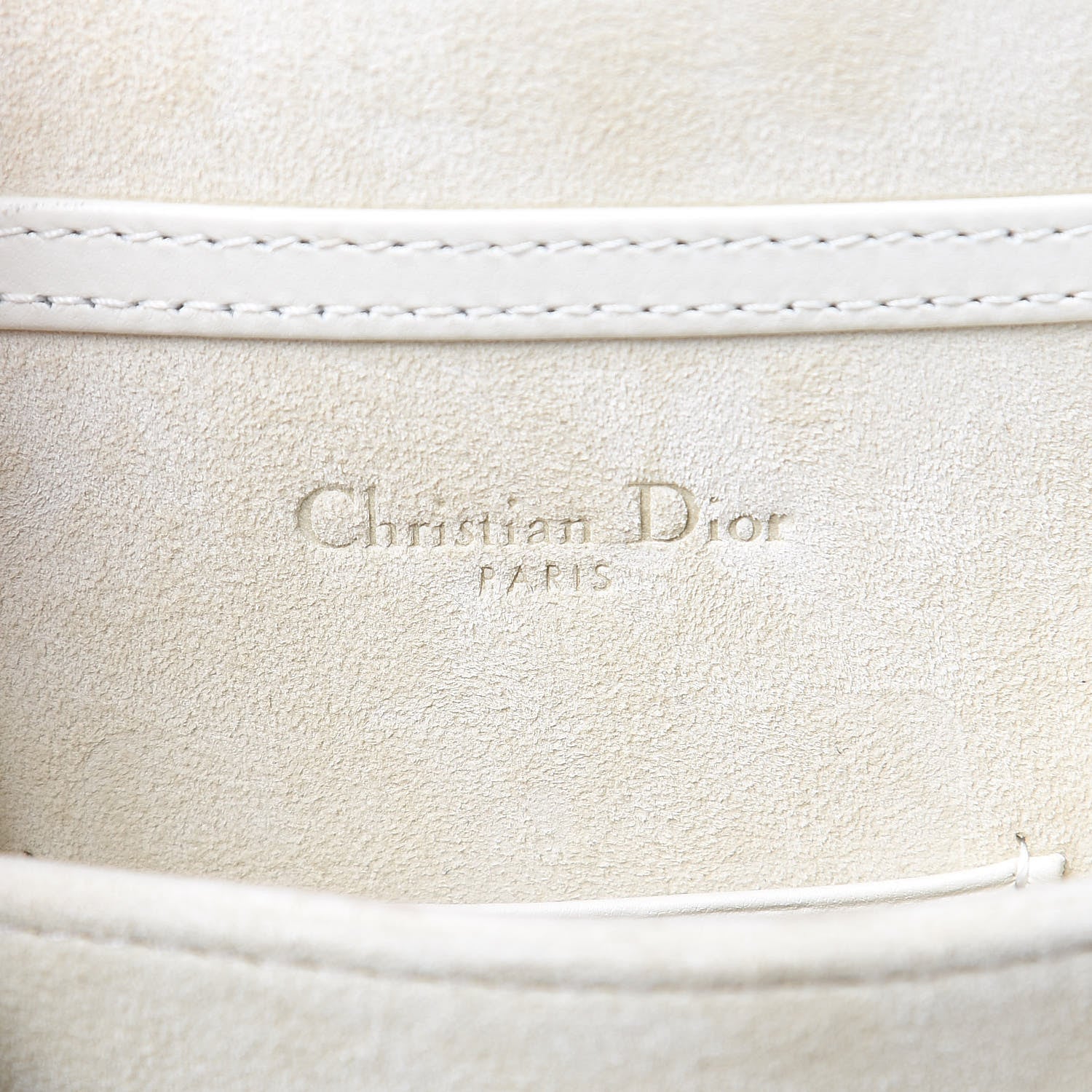 Christian Dior Lambskin Studded Vertical Diorama White 6 of 9