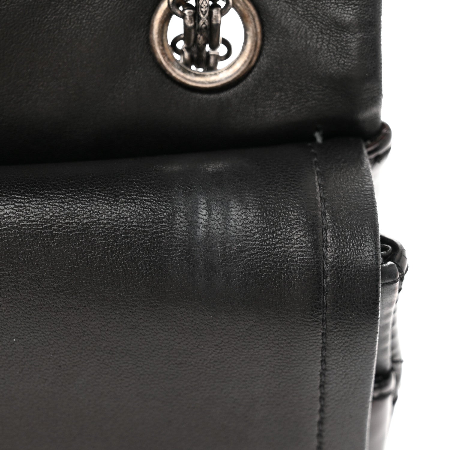 Chanel Patent Quilted 2.55 Reissue 226 Flap Black 11 of 12