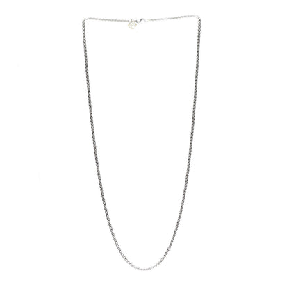 David Yurman Sterling Silver 14K Yellow Gold 2.7mm Small Box Chain Necklace 22" 3 of 5