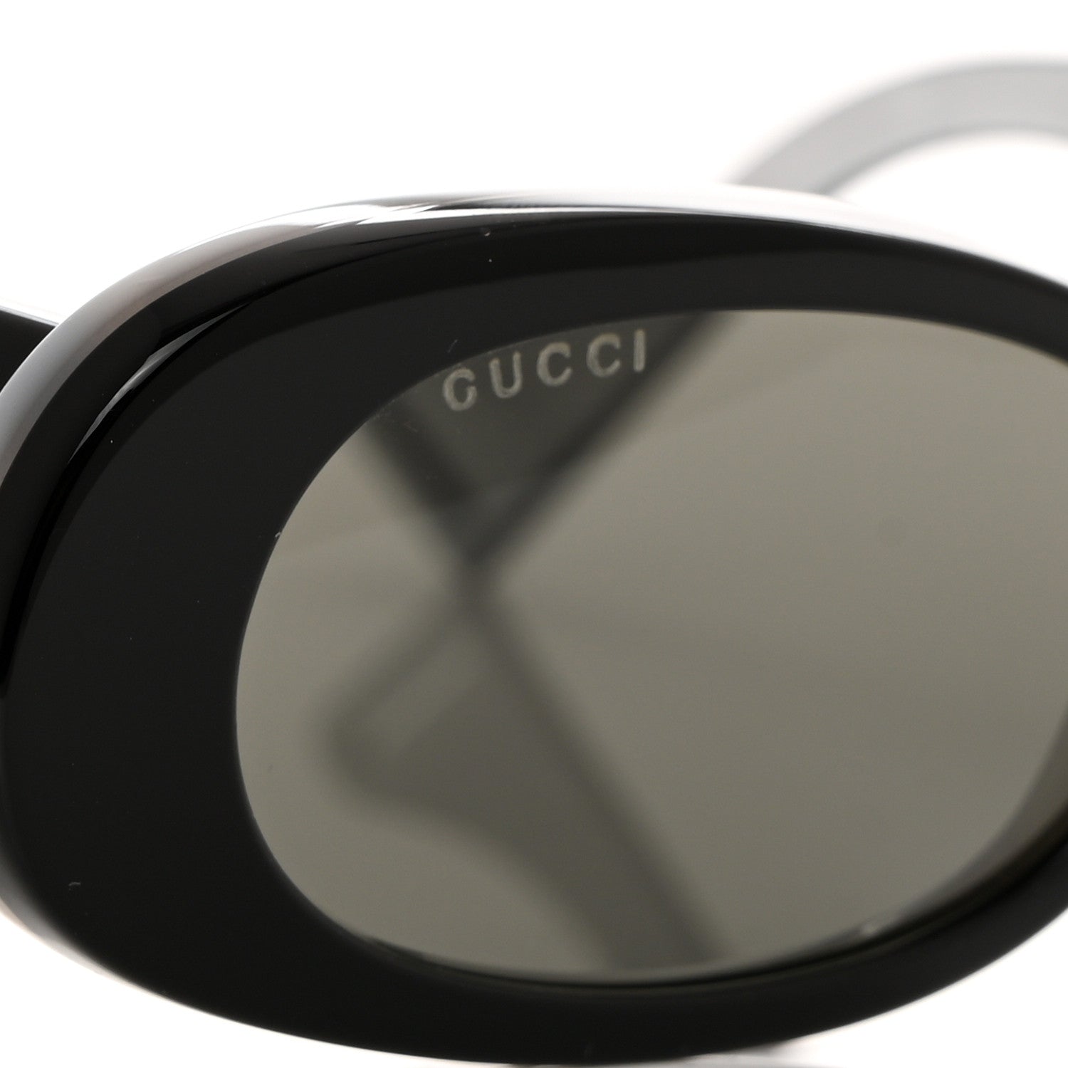 Gucci Acetate Oval Sunglasses GG0517S Black 5 of 8