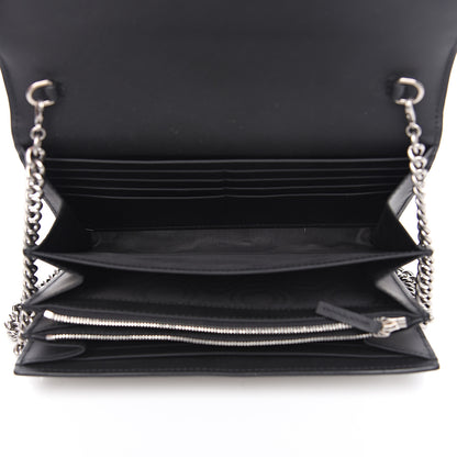 Gucci GG Supreme Monogram Mini Dionysus Chain Wallet Beige Black 4 of 9