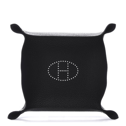 Hermes Taurillon Clemence Mises et Relances Change Tray Black 1 of 4