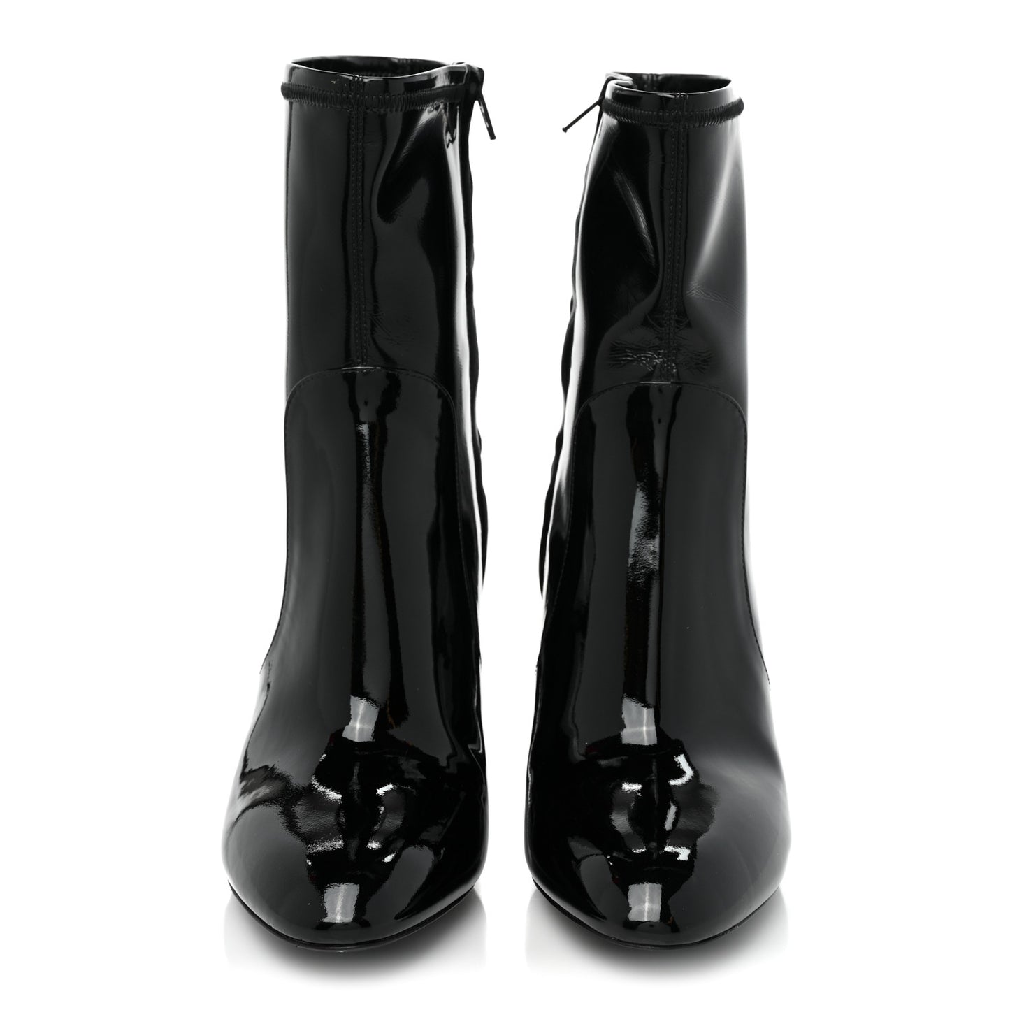 Patent Uniformes Silhouette Ankle Boots 38 Black