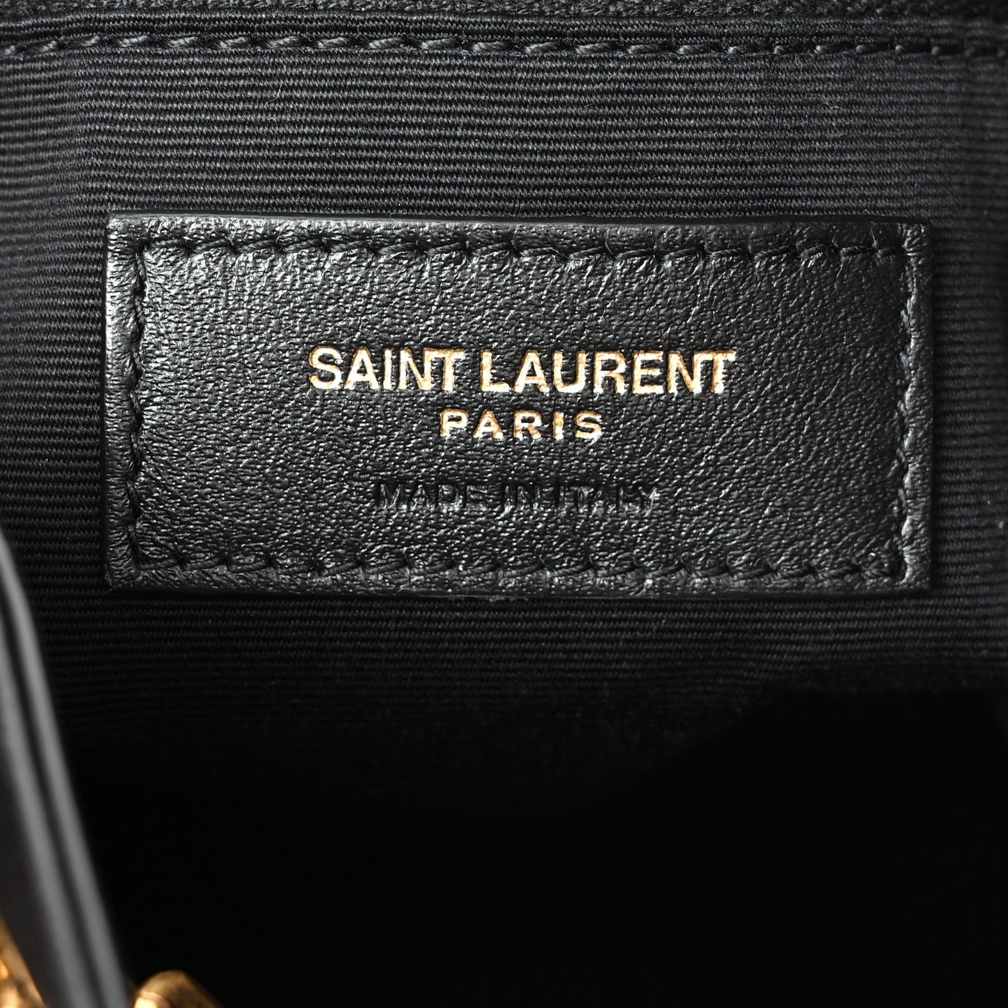 Lambskin Matelasse Monogram Joe Backpack Black