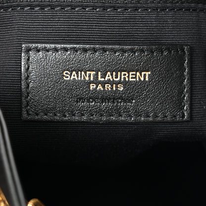 Saint Laurent Lambskin Matelasse Monogram Joe Backpack Black 7 of 11