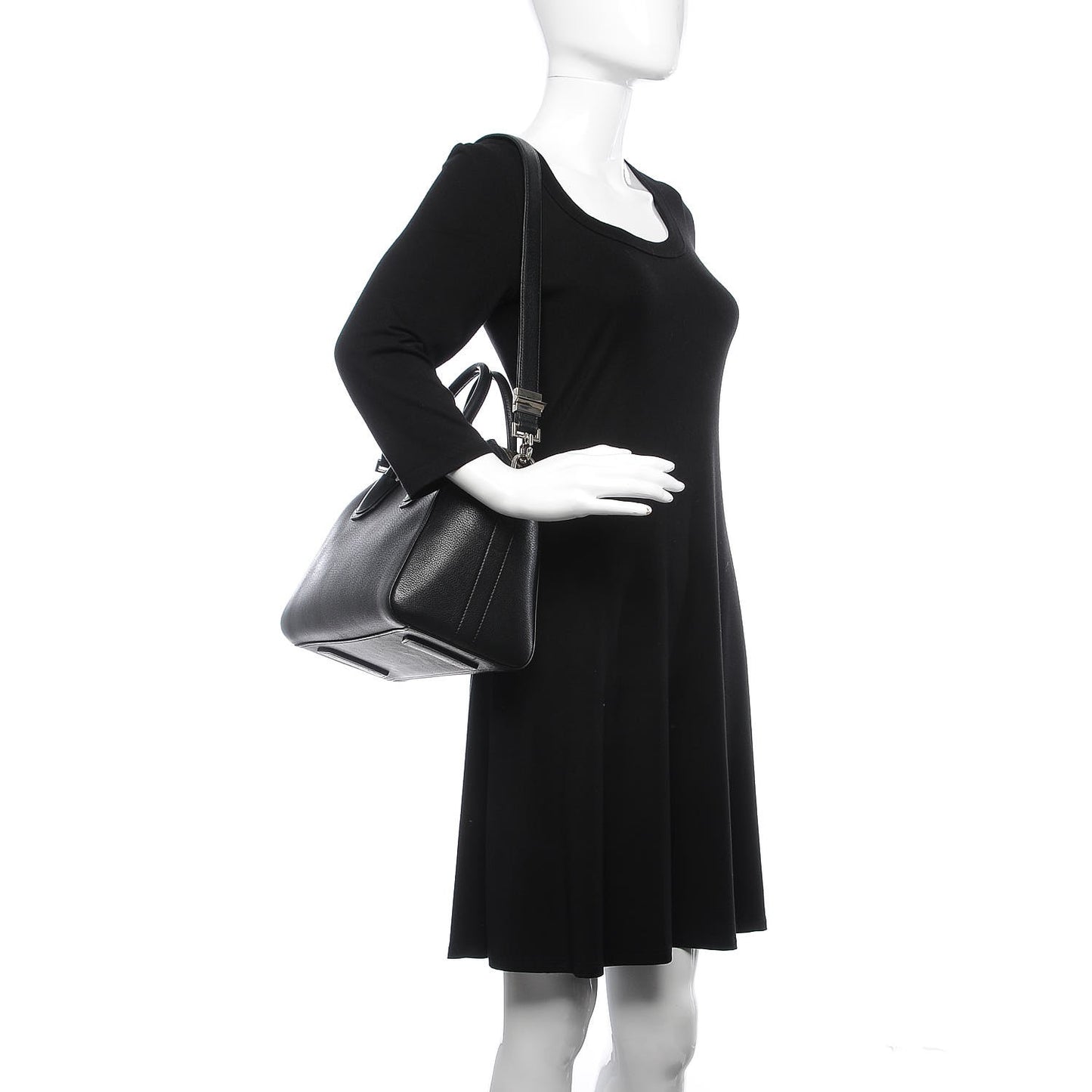 Sugar Goatskin Small Antigona Black