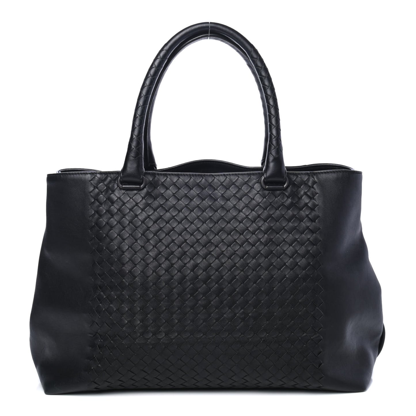 Nappa Intrecciato Large Tote Black