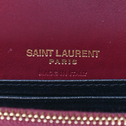 Saint Laurent Smooth Calfskin Monogram Kate Belt Bag Rouge Legion 6 of 8