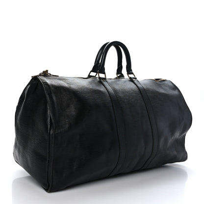 Louis Vuitton Epi Keepall 55 Black 2 of 11