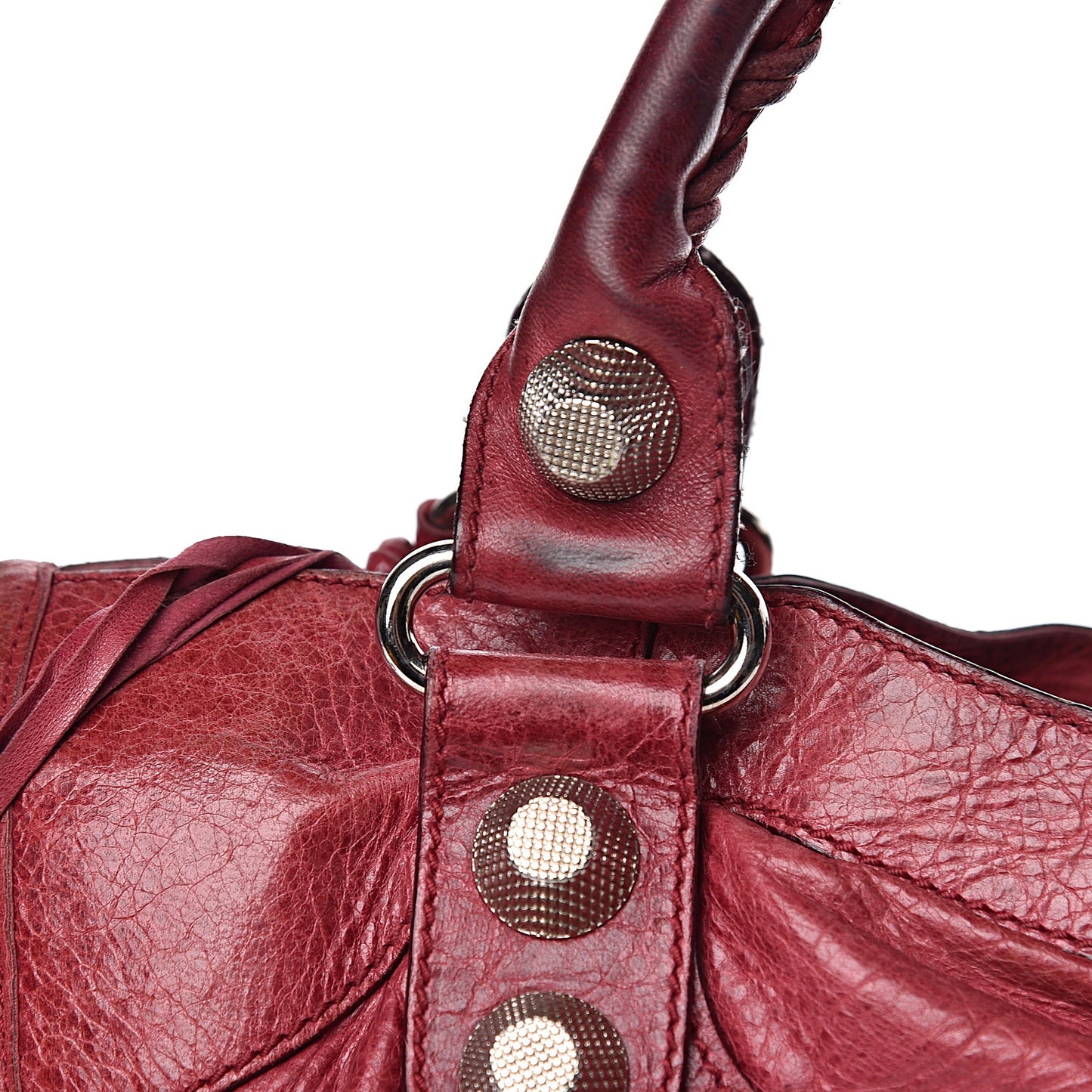 Agneau Giant 21 Silver Hardware City Pourpre