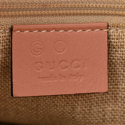 Gucci Soft Microguccissima Small Zippered Satchel Soft Pink 5 of 13