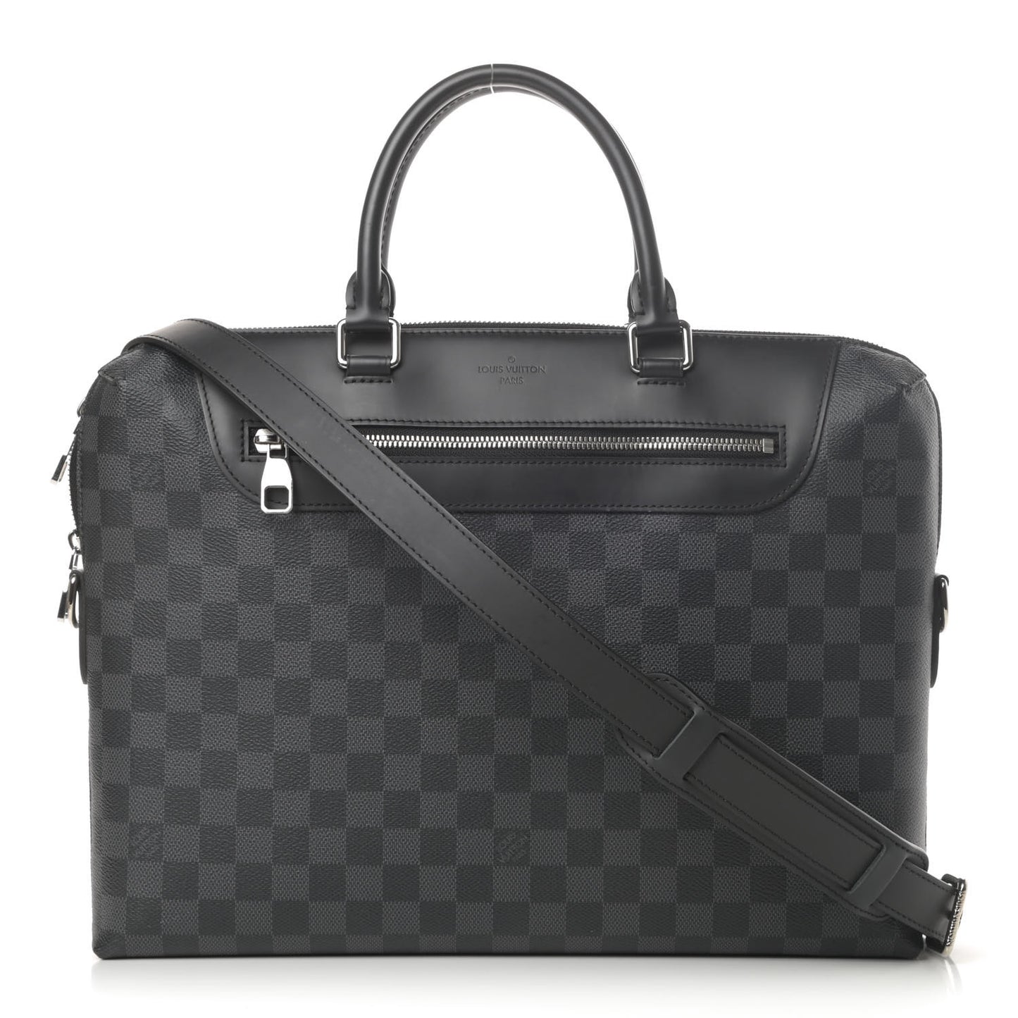 Damier Graphite Porte-Documents Jour