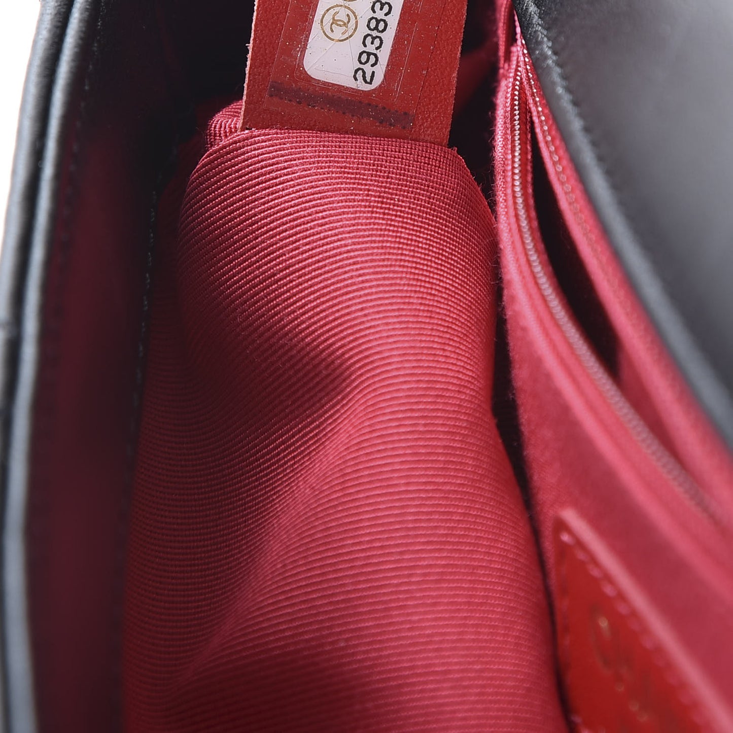 Lambskin Small Chain Handle Flap Bag Black