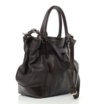 Burberry Grainy Calfskin Medium Golderton Tote Dark Chocolate 4 of 18