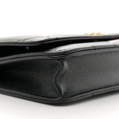 Chanel Lambskin Quilted Chanel 19 Wallet On Chain WOC Black 10 of 13