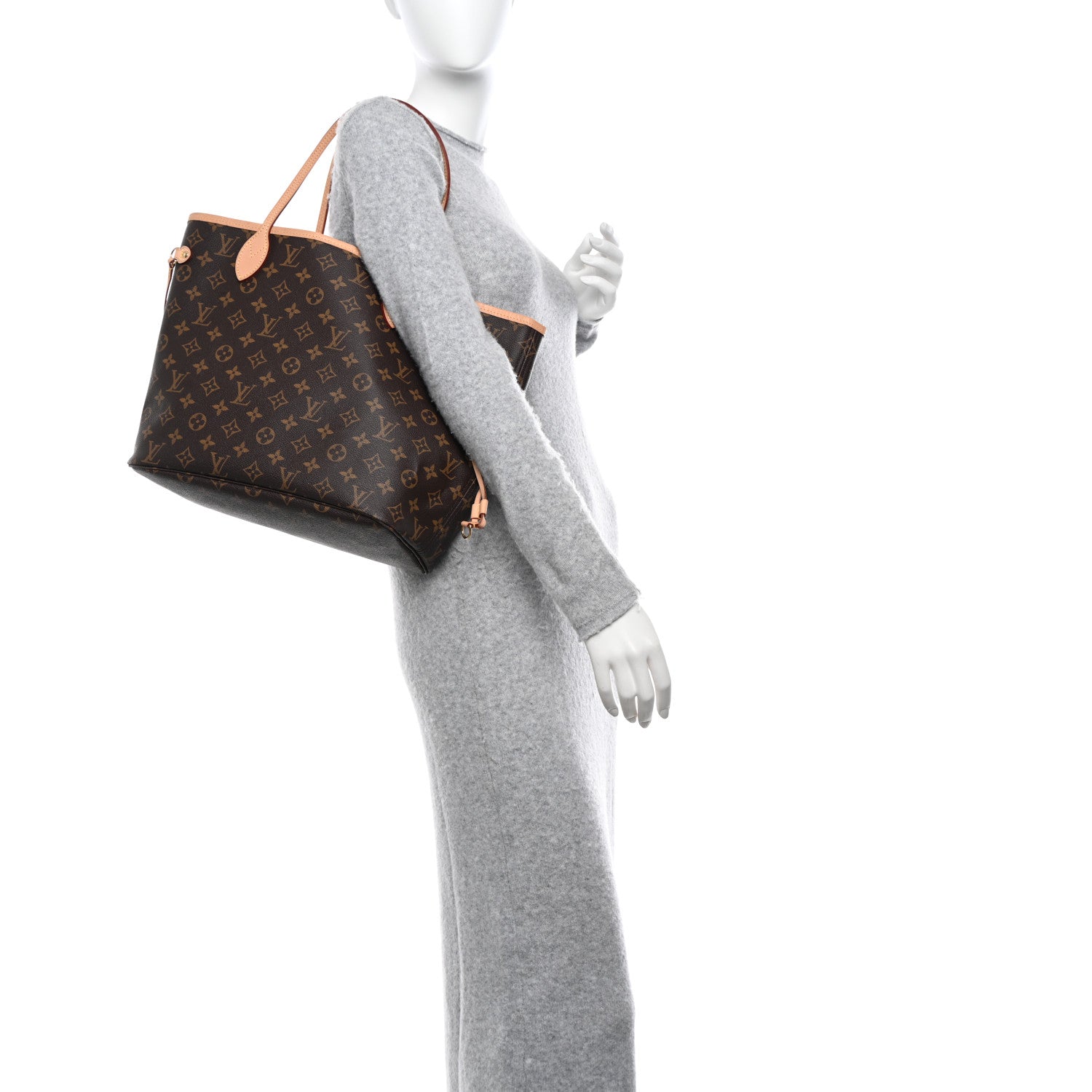 Louis Vuitton Monogram Neo Neverfull MM Pivoine 2 of 14