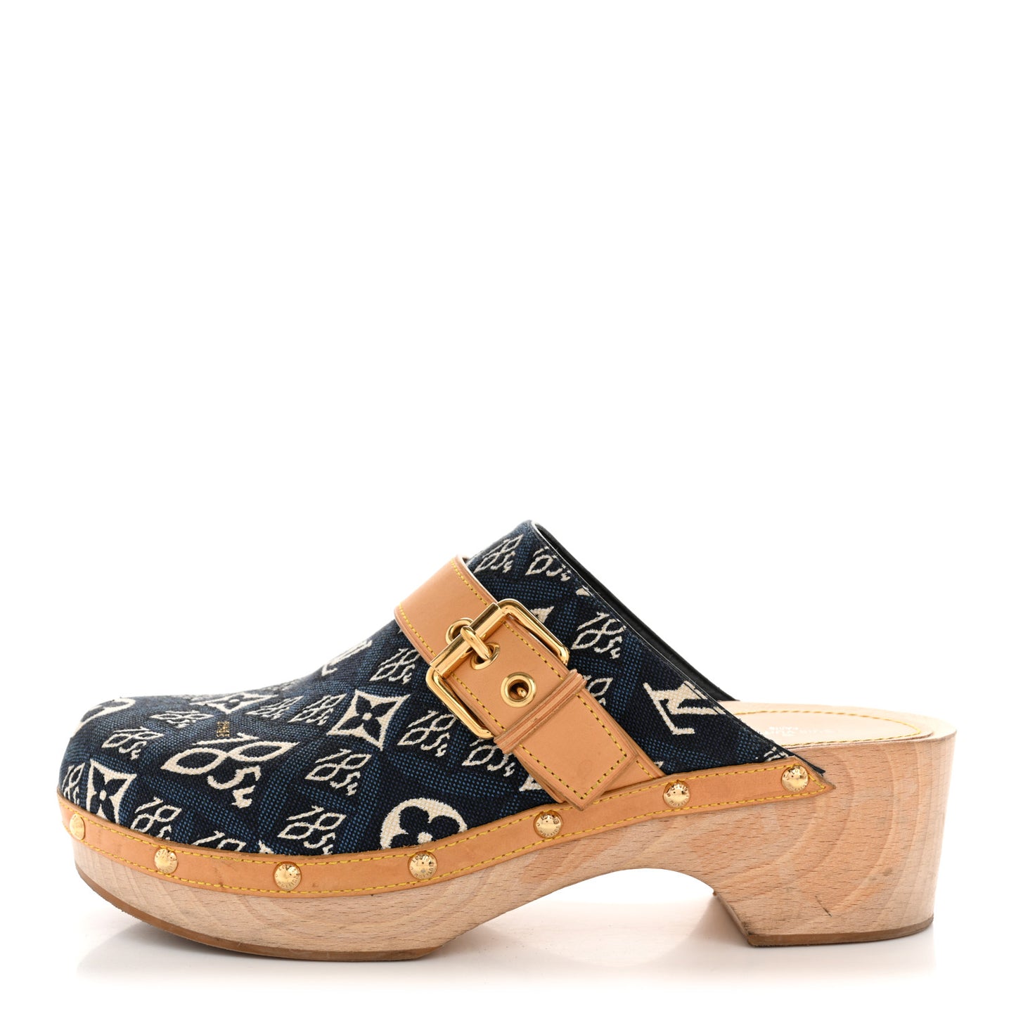 Jacquard Since 1854 Cottage Clog Mules 40 Blue