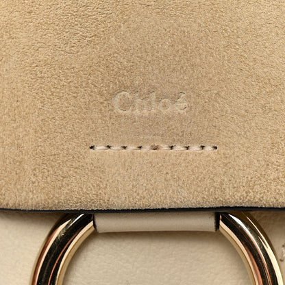 Chloe Suede Calfskin Mini Faye Backpack Off White 6 of 14