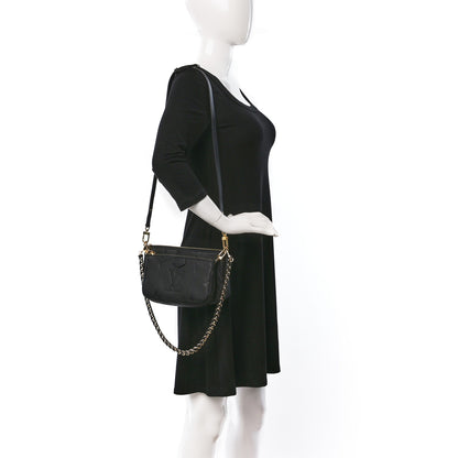 Louis Vuitton Empreinte Monogram Giant Multi Pochette Accessories Black 2 of 9