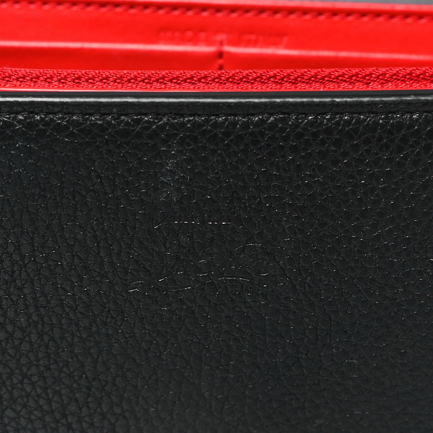 Calfskin Spikes Empire Paloma Clutch Black