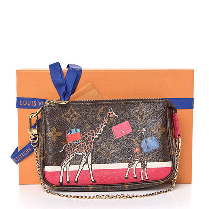 Louis Vuitton Monogram 2017 Christmas Animation Mini Pochette Accessories 8 of 8