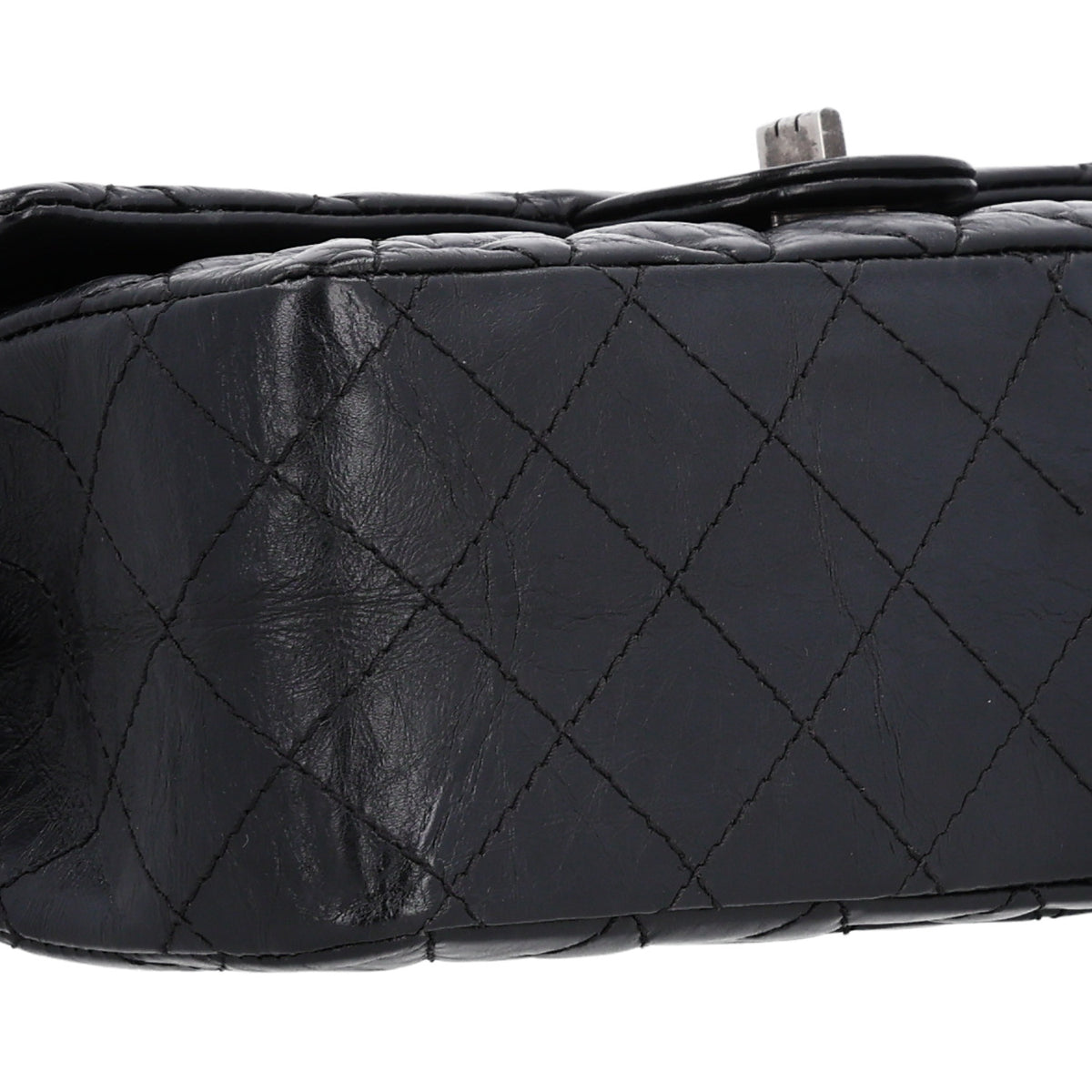 Chanel Aged Calfskin Quilted 2.55 Reissue 226 Flap Black 8 of 9